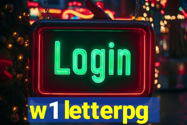 w1 letterpg