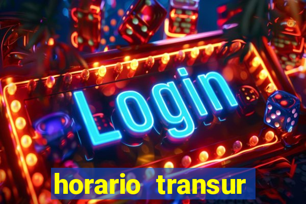 horario transur roleta santos dumont juiz de fora