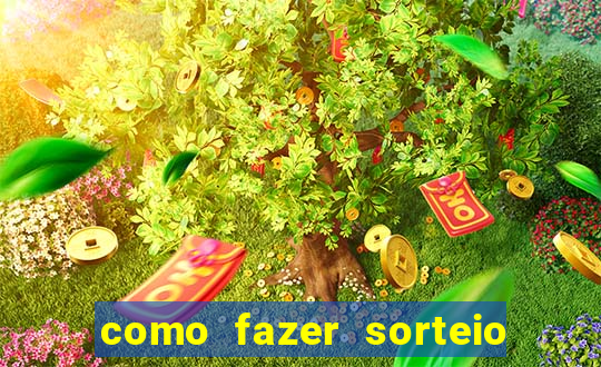 como fazer sorteio de cores online