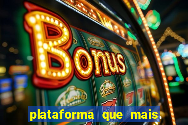 plataforma que mais paga no fortune tiger