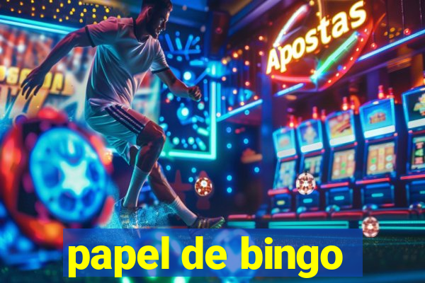 papel de bingo