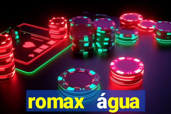 romax água sanitária agua sanitaria romax pronto fispq