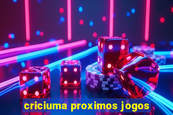 criciuma proximos jogos
