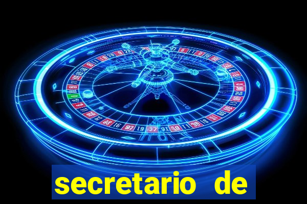 secretario de esporte salario