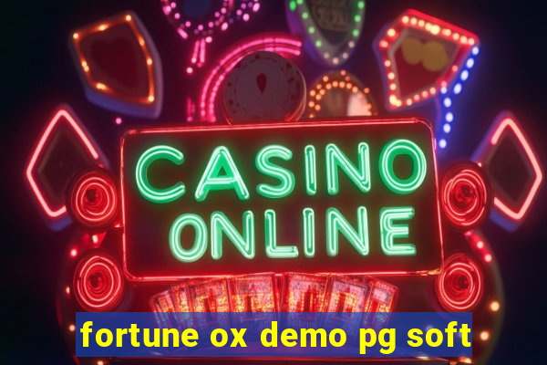 fortune ox demo pg soft
