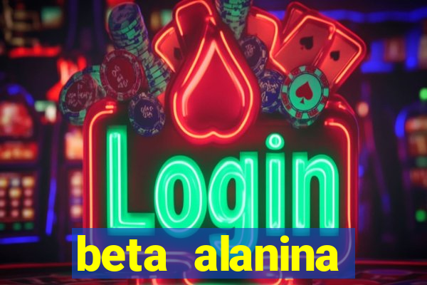 beta alanina aumenta a pressao