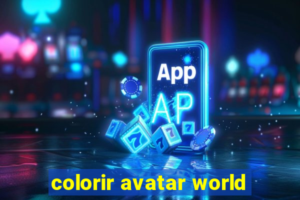 colorir avatar world