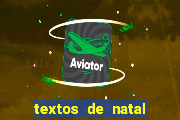 textos de natal para leitura
