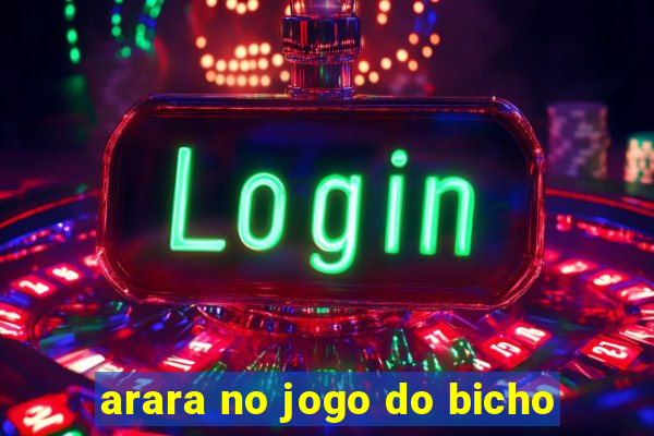 arara no jogo do bicho