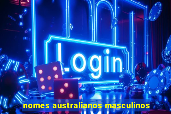 nomes australianos masculinos