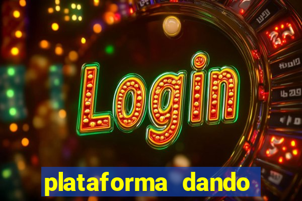 plataforma dando bonus de cadastro