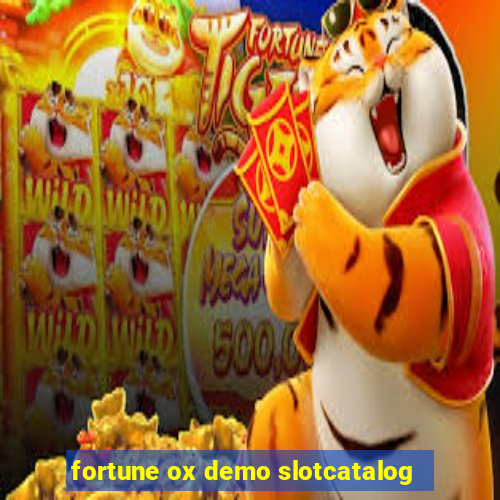 fortune ox demo slotcatalog