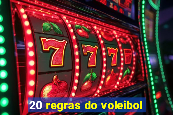 20 regras do voleibol