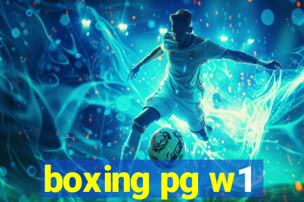 boxing pg w1