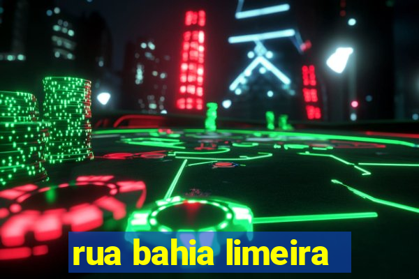 rua bahia limeira