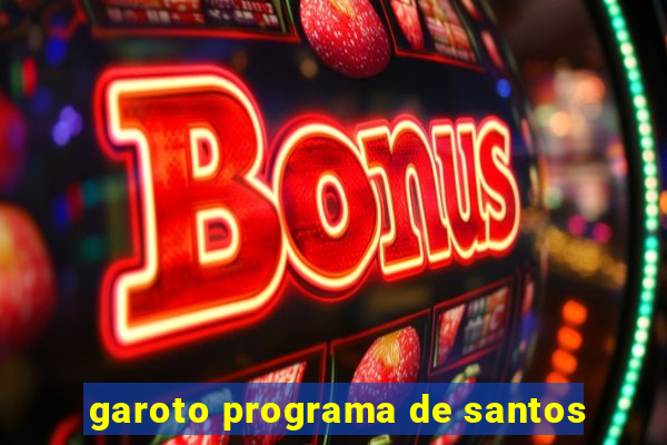 garoto programa de santos