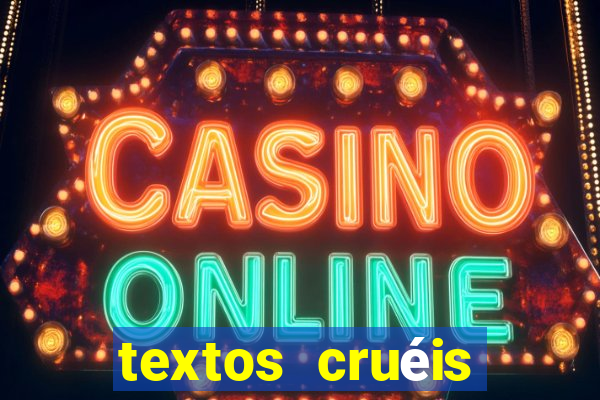 textos cruéis demais para serem lidos rapidamente pdf