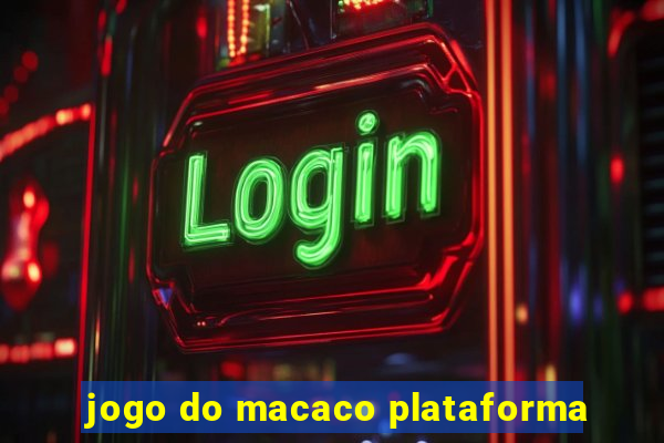 jogo do macaco plataforma