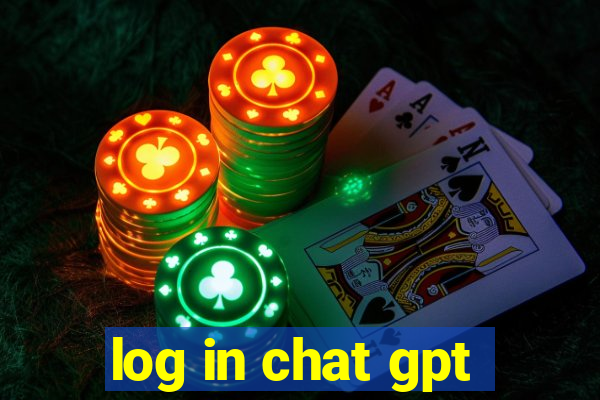 log in chat gpt
