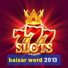 baixar word 2013