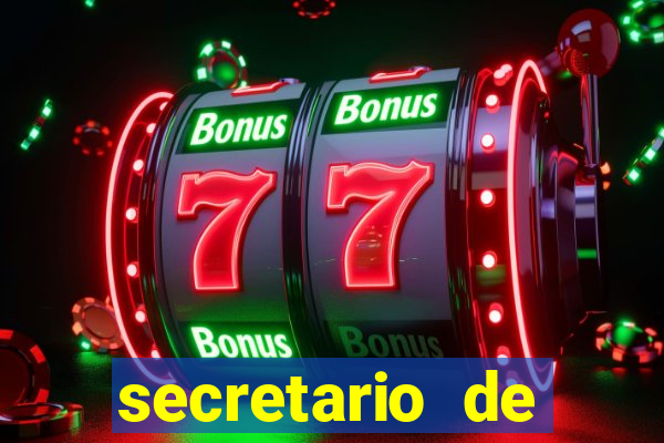 secretario de esporte salario