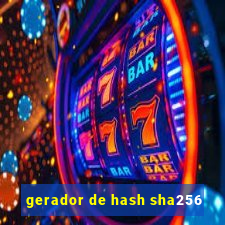 gerador de hash sha256