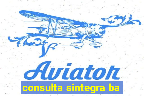 consulta sintegra ba