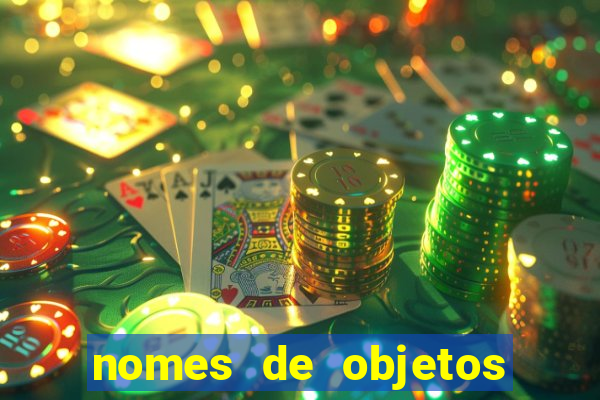 nomes de objetos de origem tupi guarani